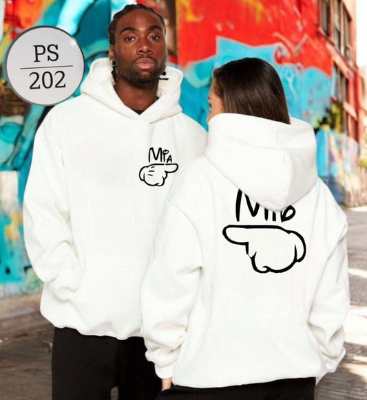 BUZO EN ALGODON PERCHADO UNISEX DOBLE ESTAMPADO