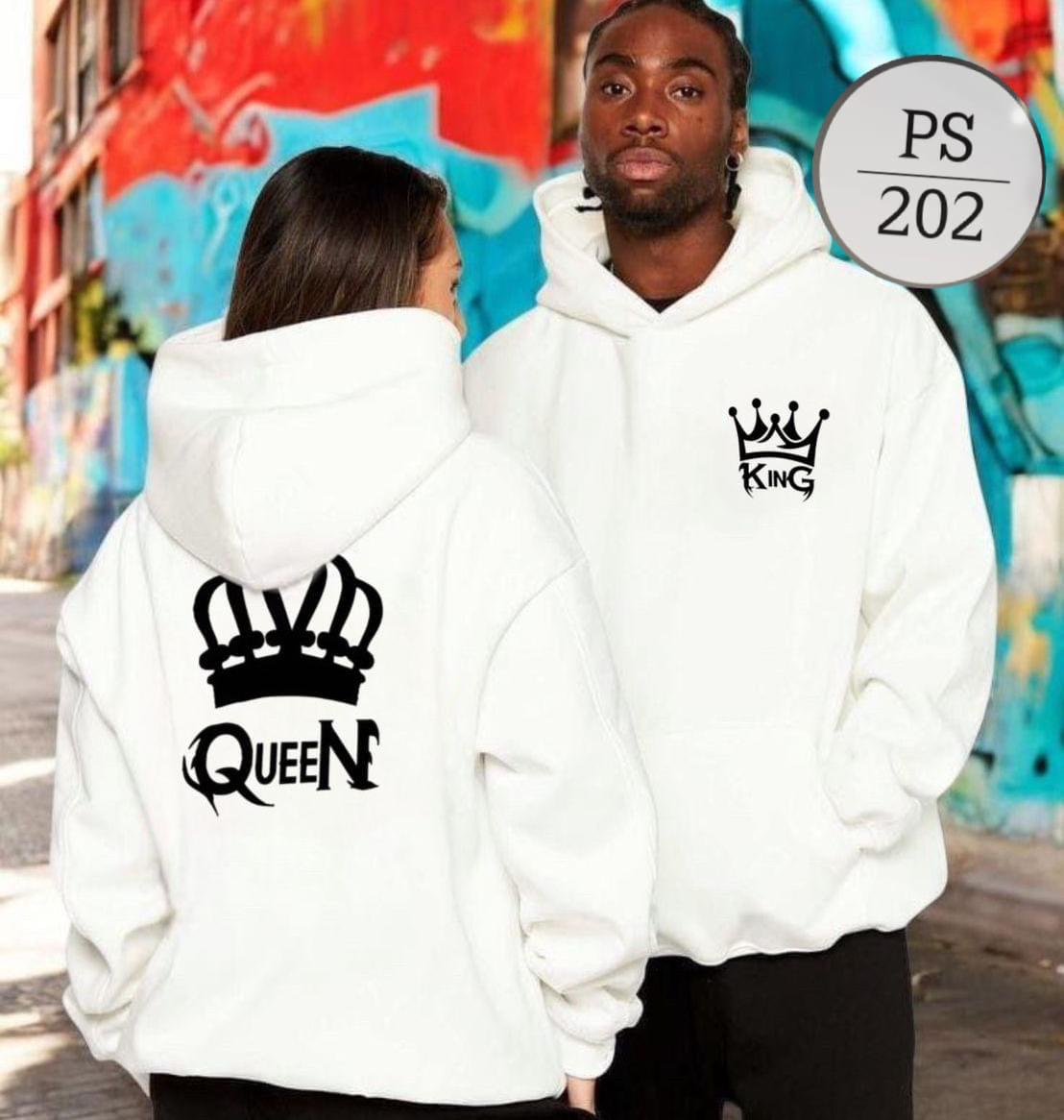 BUZO EN ALGODON PERCHADO UNISEX DOBLE ESTAMPADO